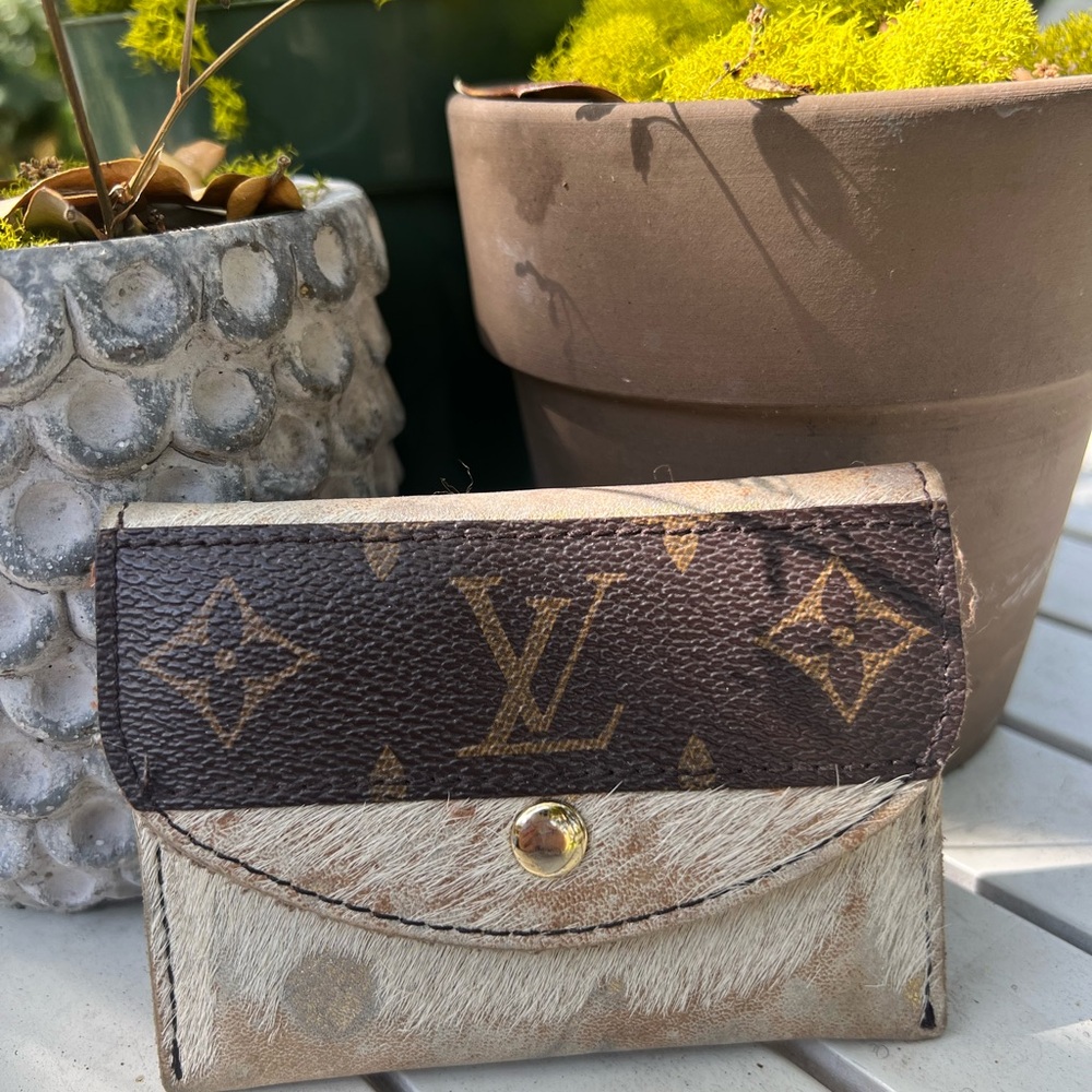 LV Upcycled Fur Women's Wallet